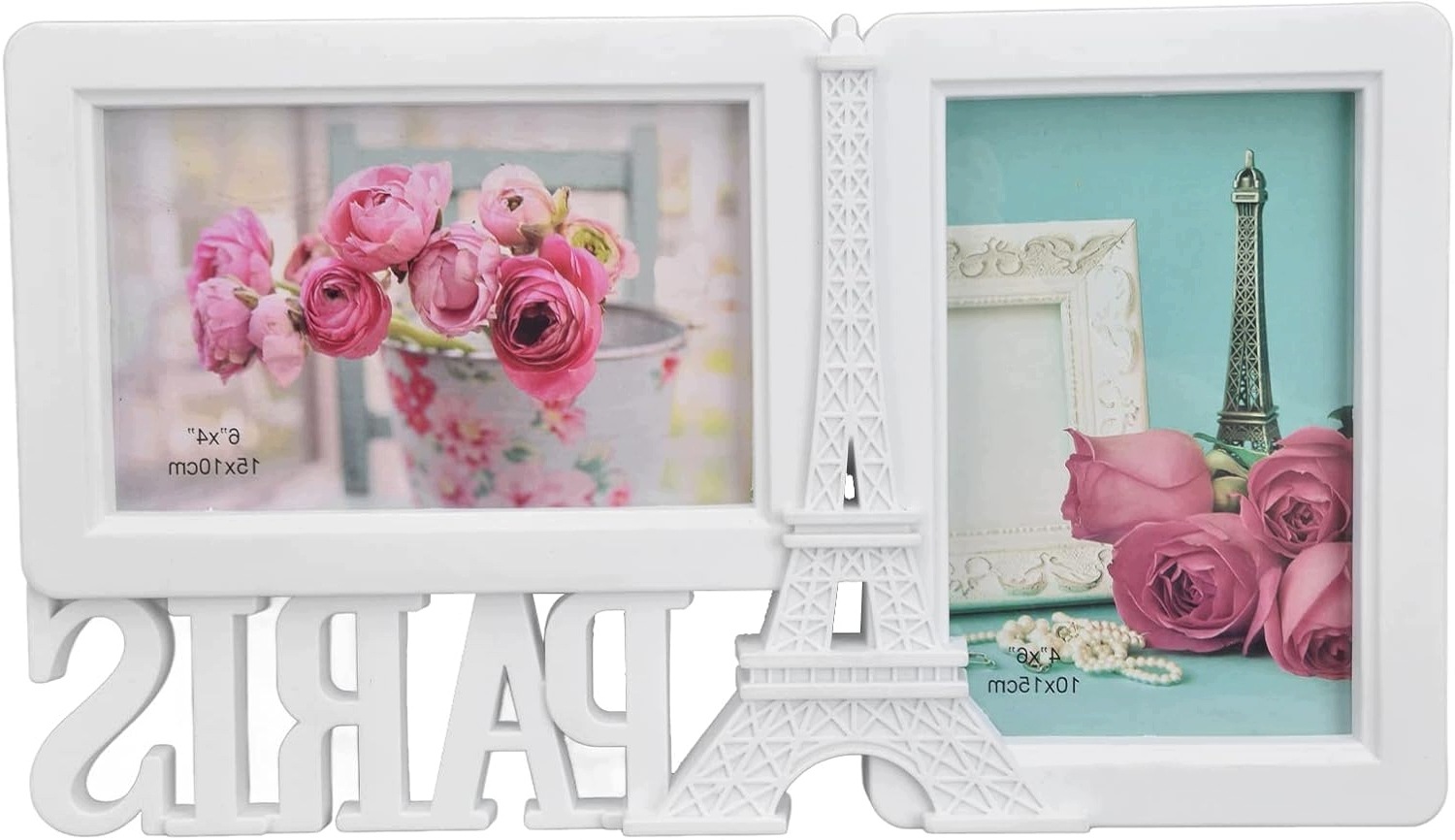 Plastový Rámeček Na Fotografie 4X6 S Eiffelovou Věží A Nápisem Paris
