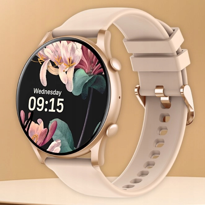 Smartwatch Zegarek Damski Wodooporny PL Menu Rozmowy Smart Watch 4 Paski Wodoszczelność tak