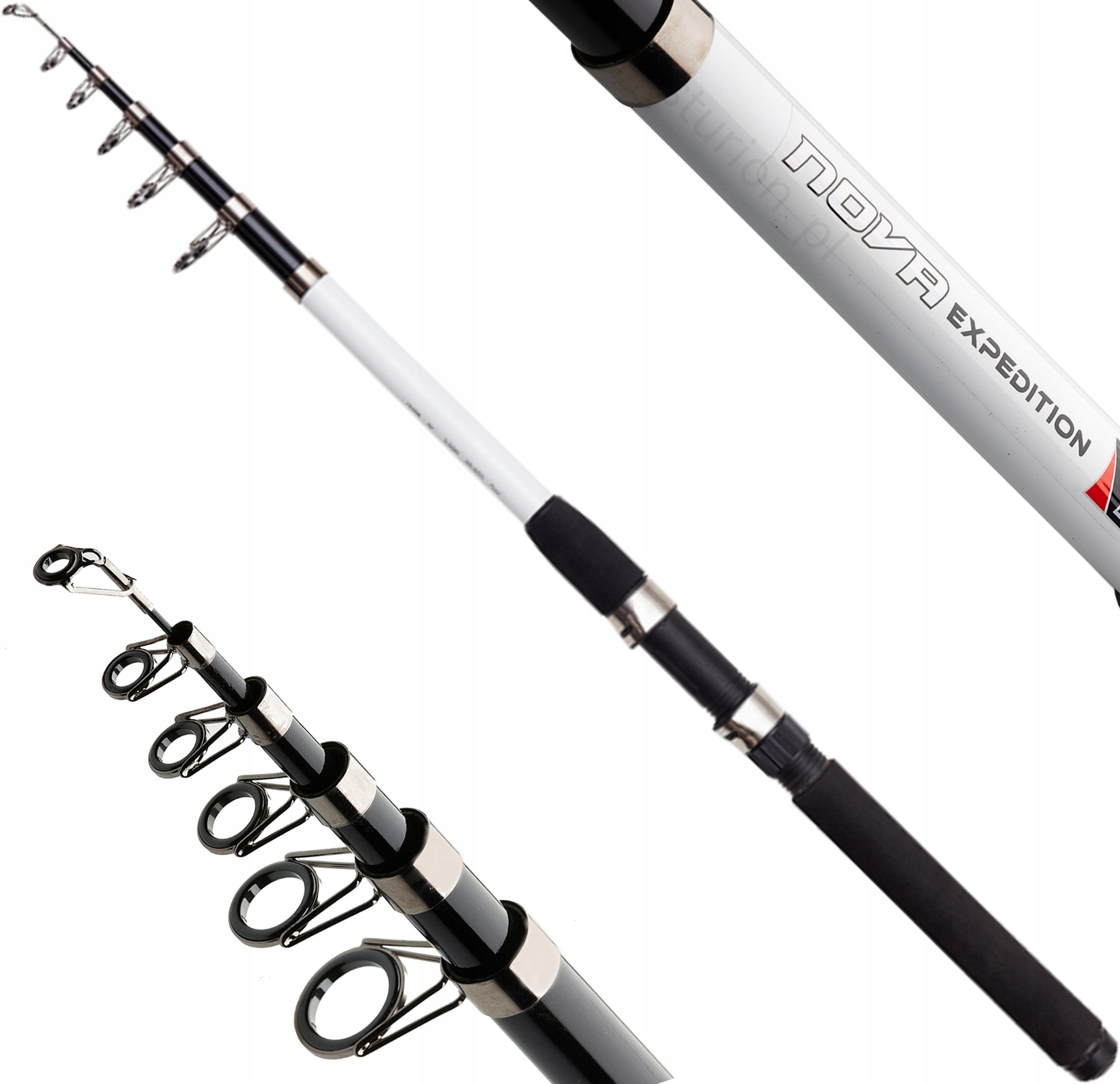 WĘDKA spinningowa tele NOVA EXPEDITION DAM 240cm 20-40g!