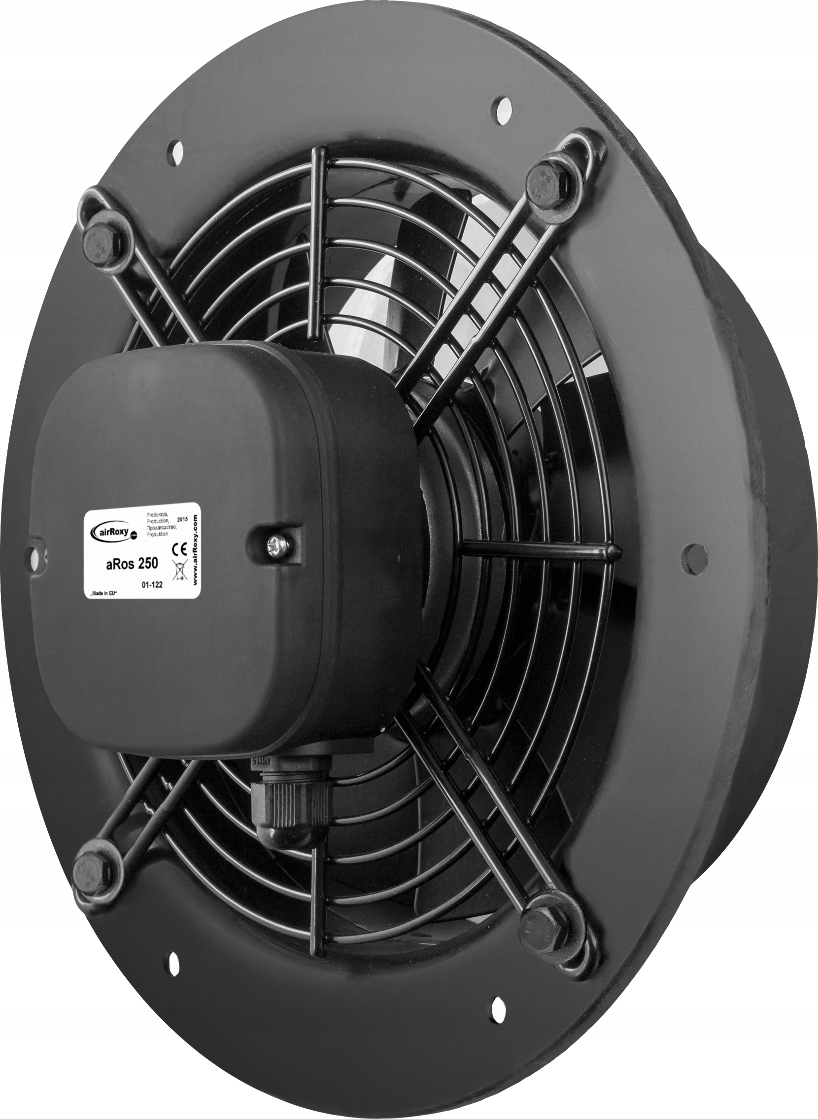 aRos 250 nástěnný průmyslový ventilátor 1215 m3/h