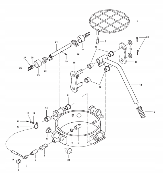 Osłona sprężyny PRAWA BRINKMANN DC260/45 Marka inny