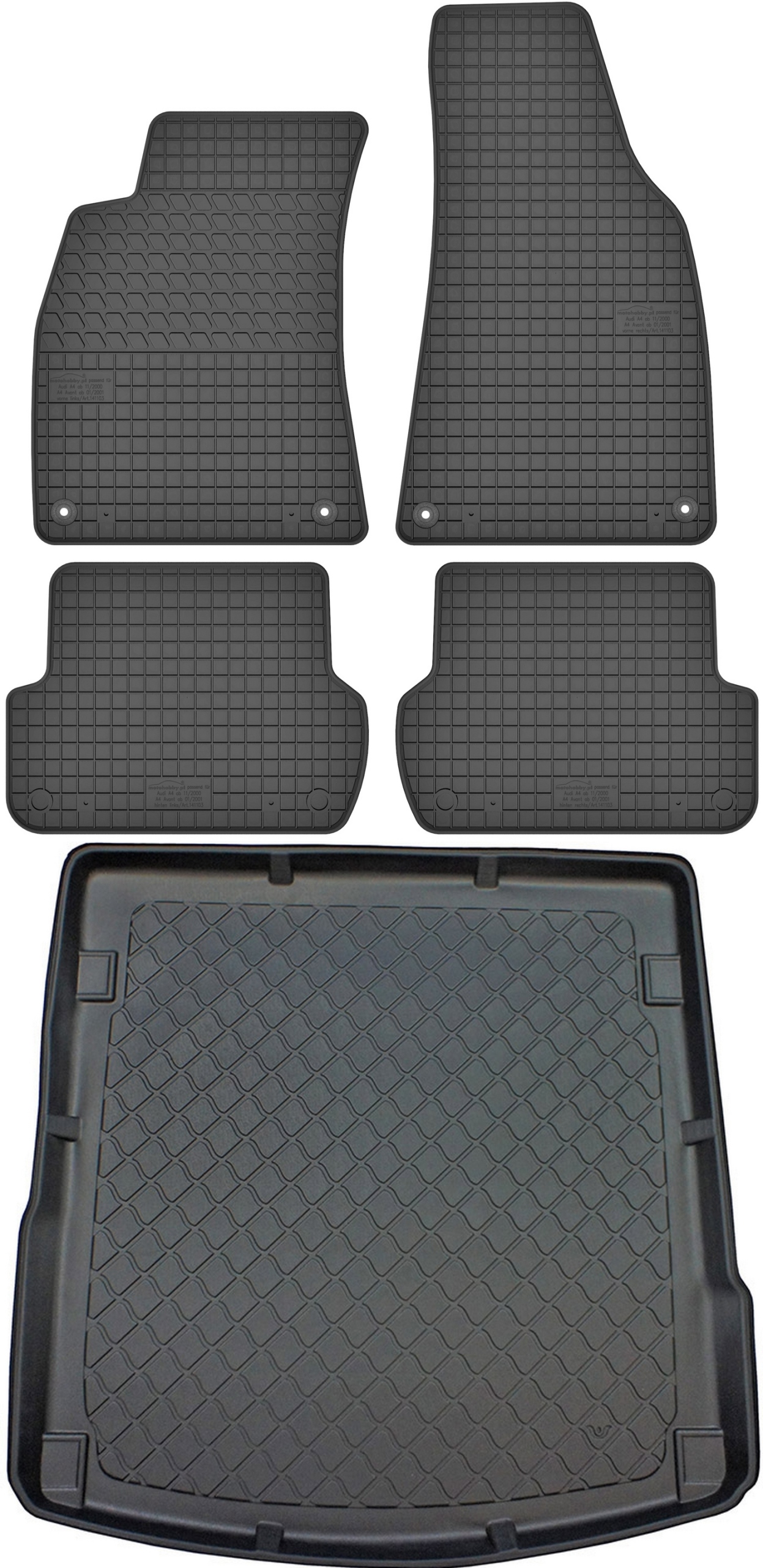 Seat Exeo Sedan 2009-2013 Koberce s rohožou