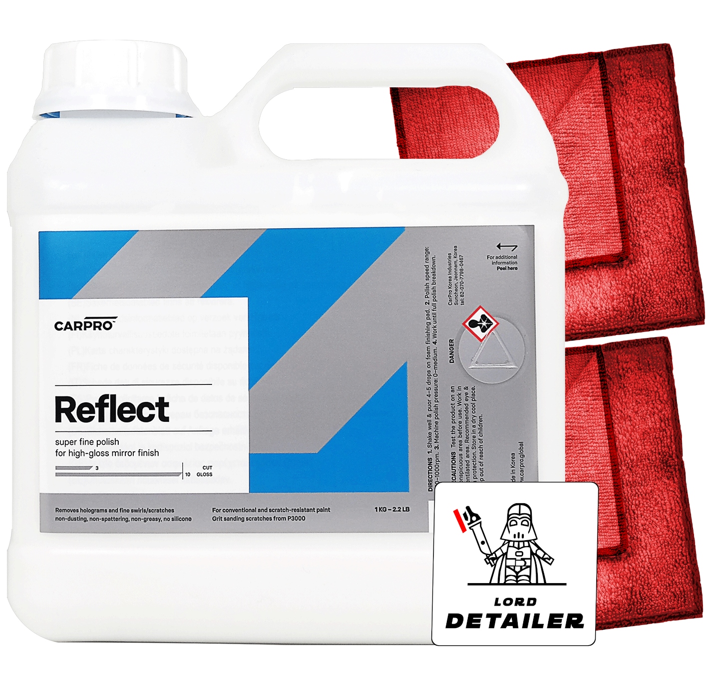 CarPro Reflect Fine Polish Leštiaca pasta 4 l