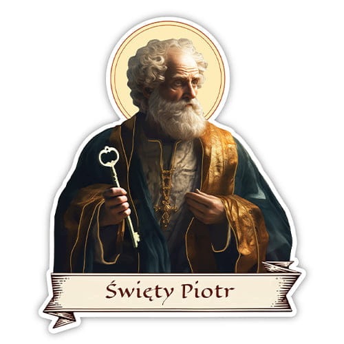 Náboženská nálepka svatý Petr Set