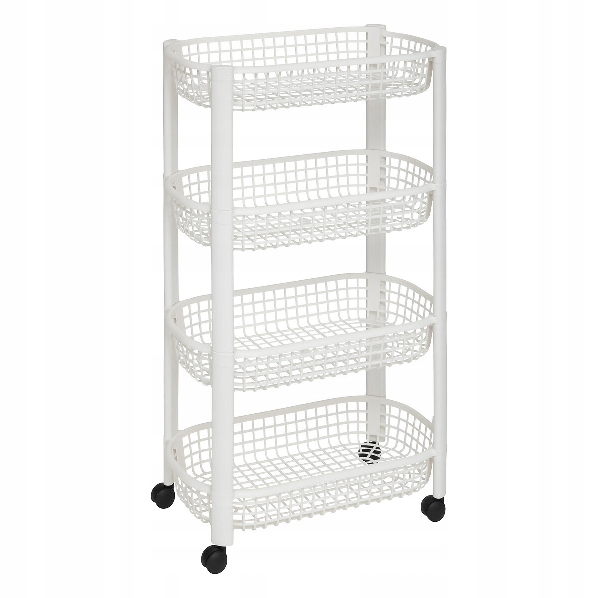 Kuchyňský vozík na kolečkách Basket, plastový, 46,5 x 25,5 x 79 cm