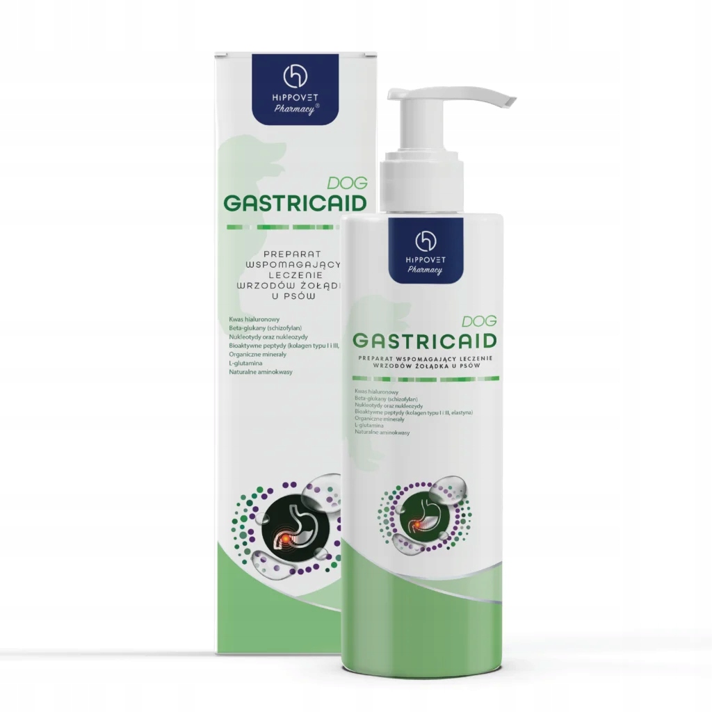 Preparat na układ pokarmowy dla psów HIPPOVETPharmacy GastricAid dog 250ml