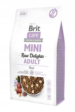 Levně Brit Care Mini Fd Raw Delights Beef 2 kg