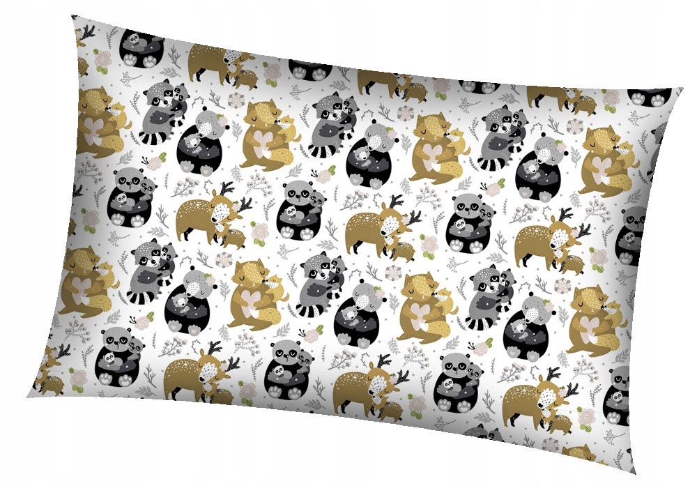 Poszewka bawełniana na poduszkę 50x70 70/50 020las