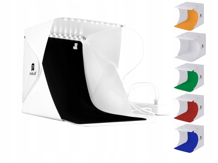 Puluz бестеневая палатка 2X светодиодная лампа 6X фон