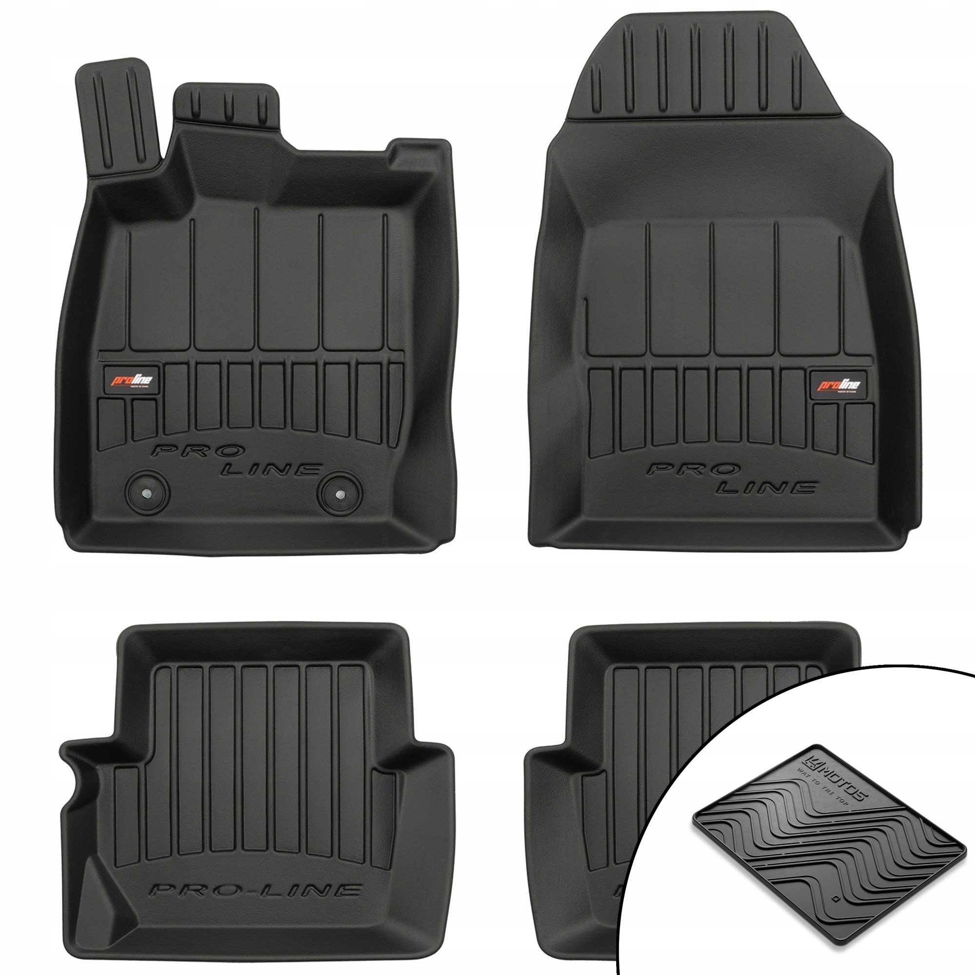 3D gumové rohože Ford Fiesta VII 2017-2023 rohož zdarma