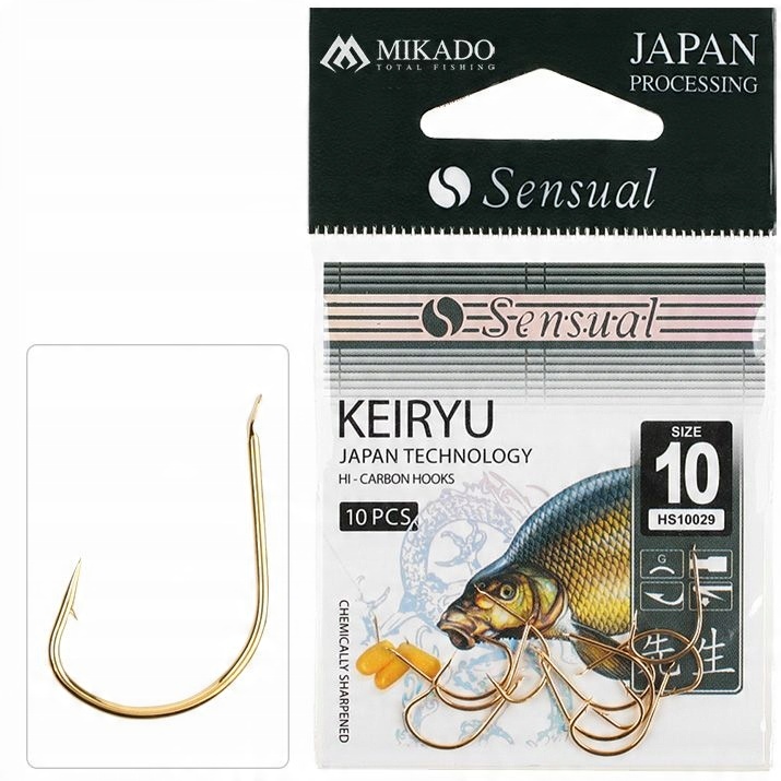 

Mikado Haczyk Sensual Keiryu nr 6 Złoty 10sztuk
