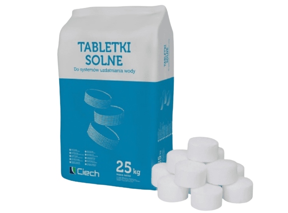 

Tabletki solne. Sól tabletkowana worek 25kg Biomus