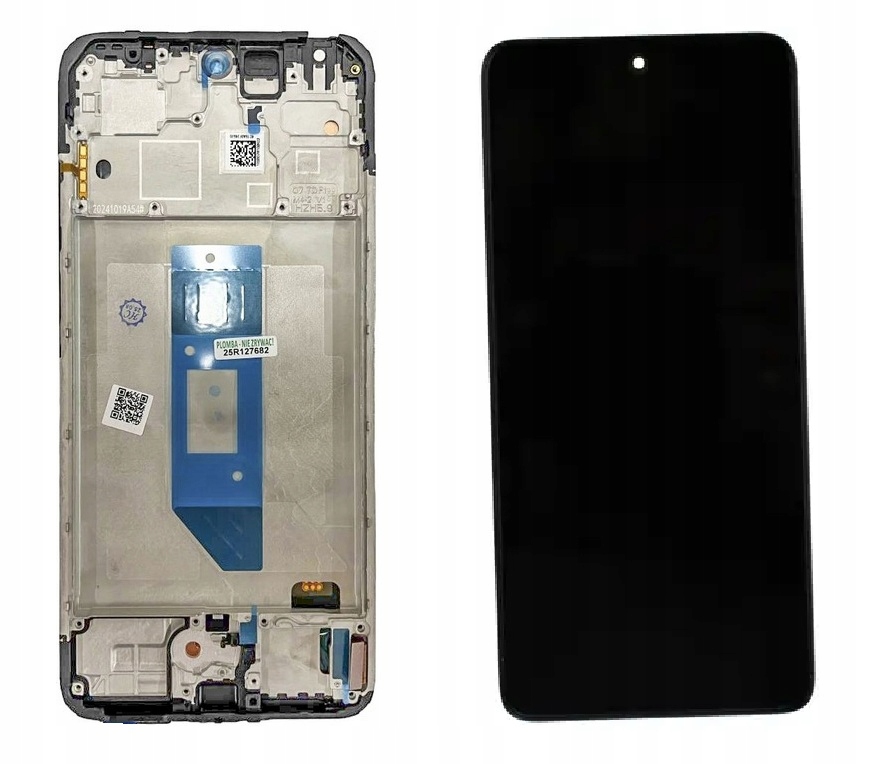 Nowy Ekran LCD Redmi Note 14 4G 24117RN76G, 24117RN76E Z Ramką Czarny