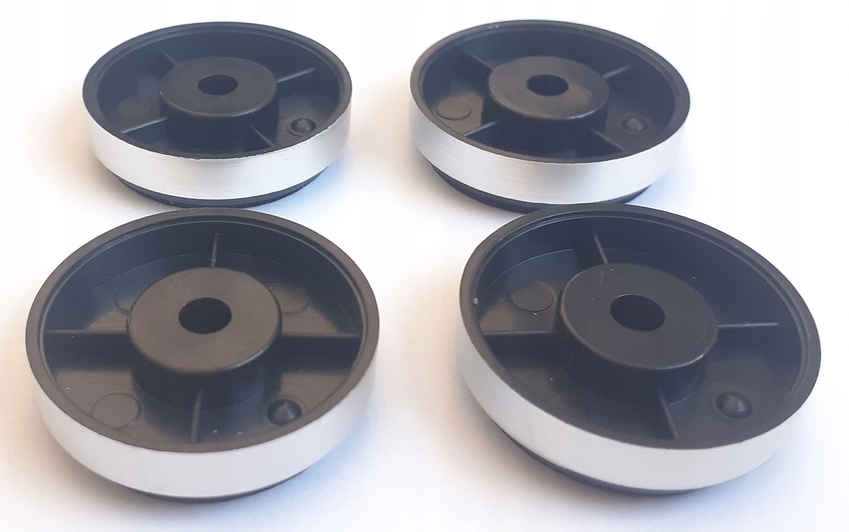 

4x Nóżki Do Obudowy fi 30mm Solidne Srebrne