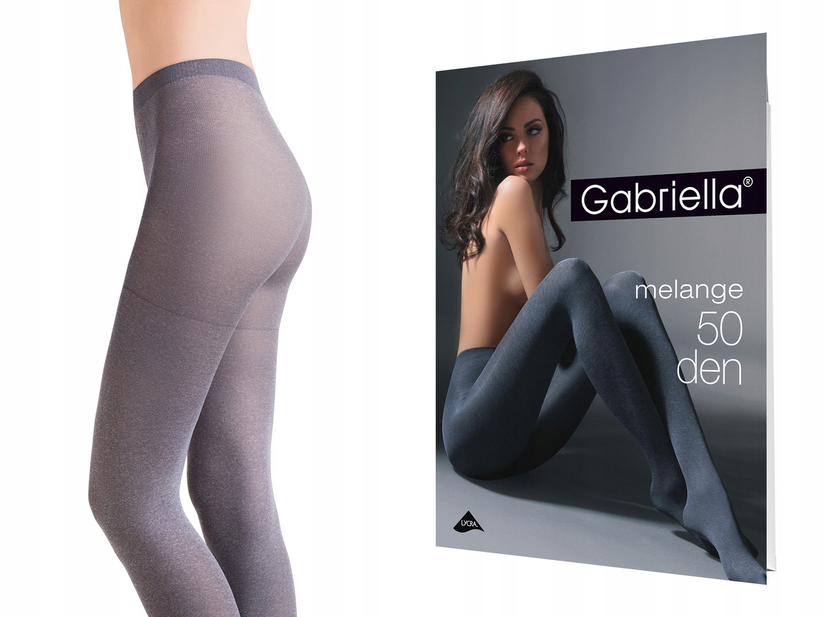 

Rajstopy Melange 50 den Melange Grafit 5