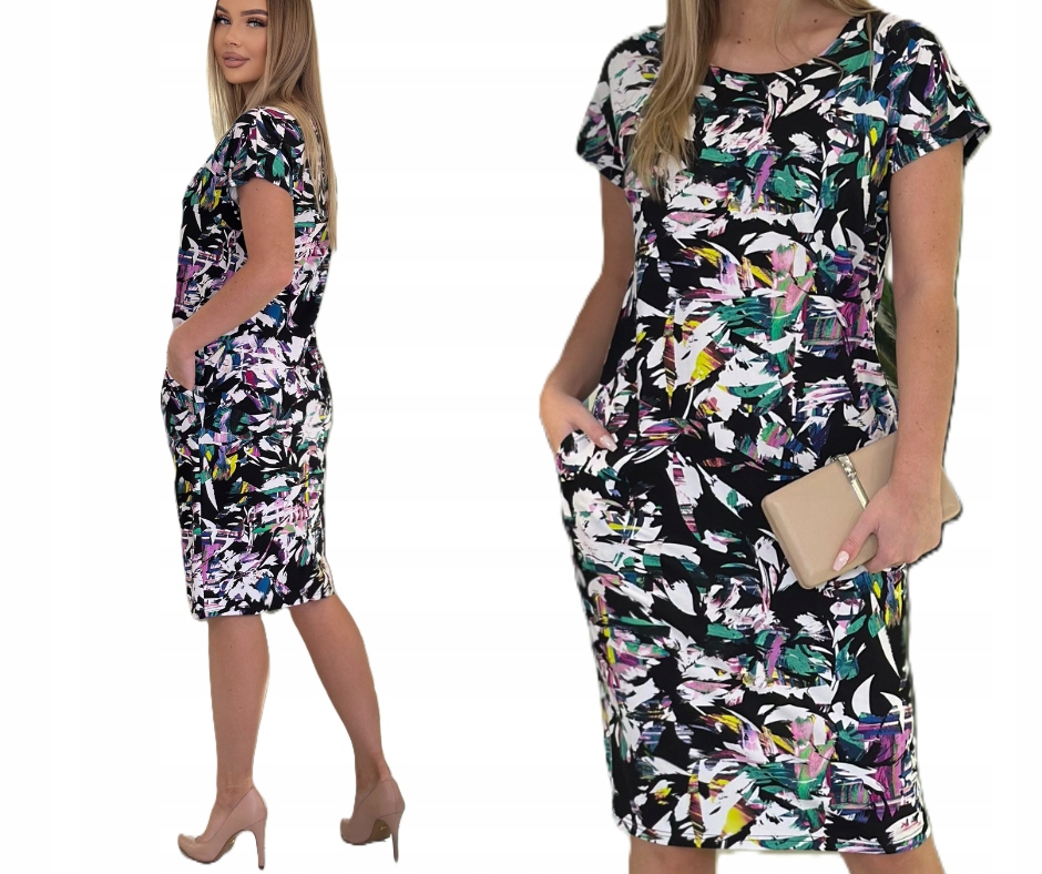 Aleks Ibiza, barevný motiv, s kapsami 42