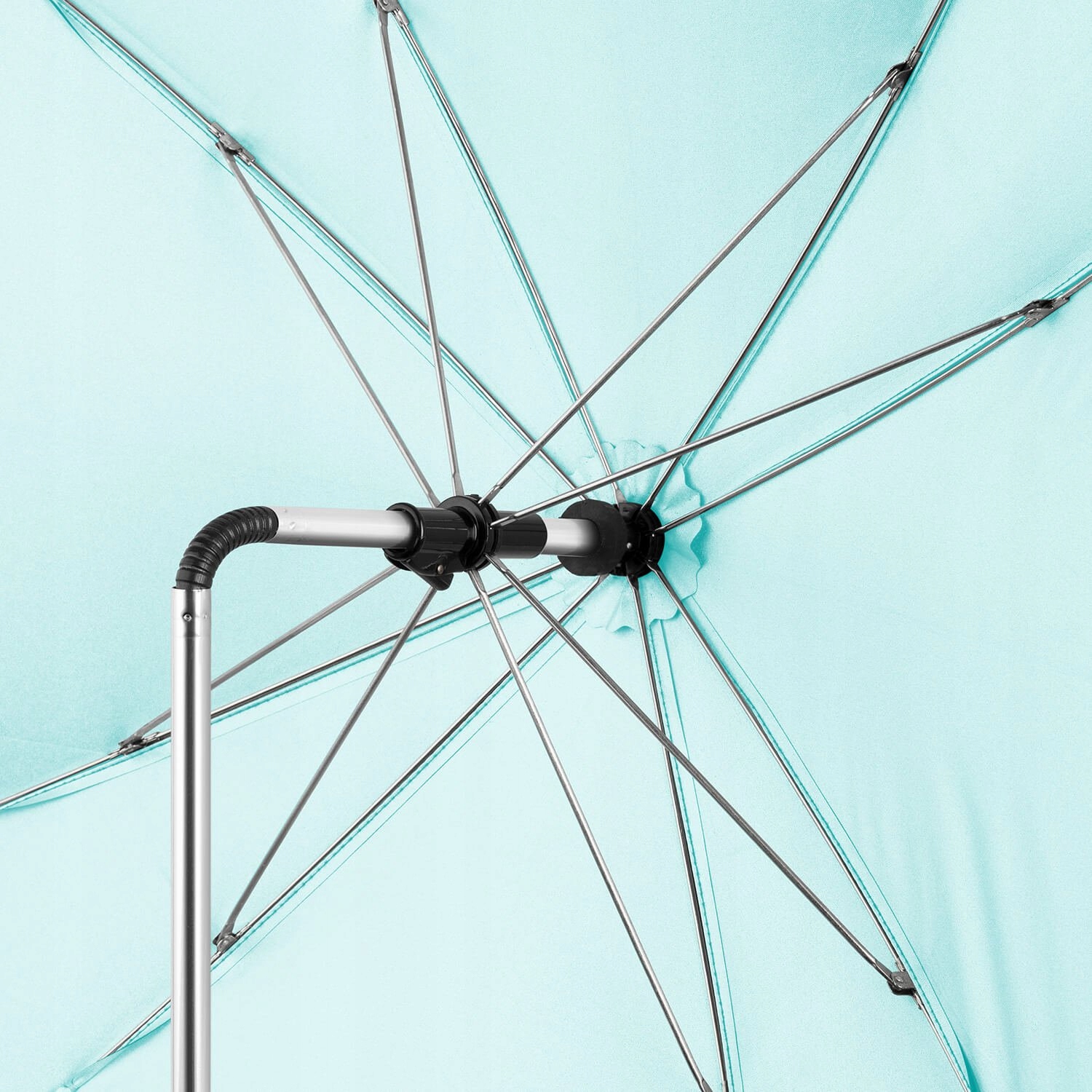 Parasol do wózka Reer 68 cm niebieski Kolor niebieski