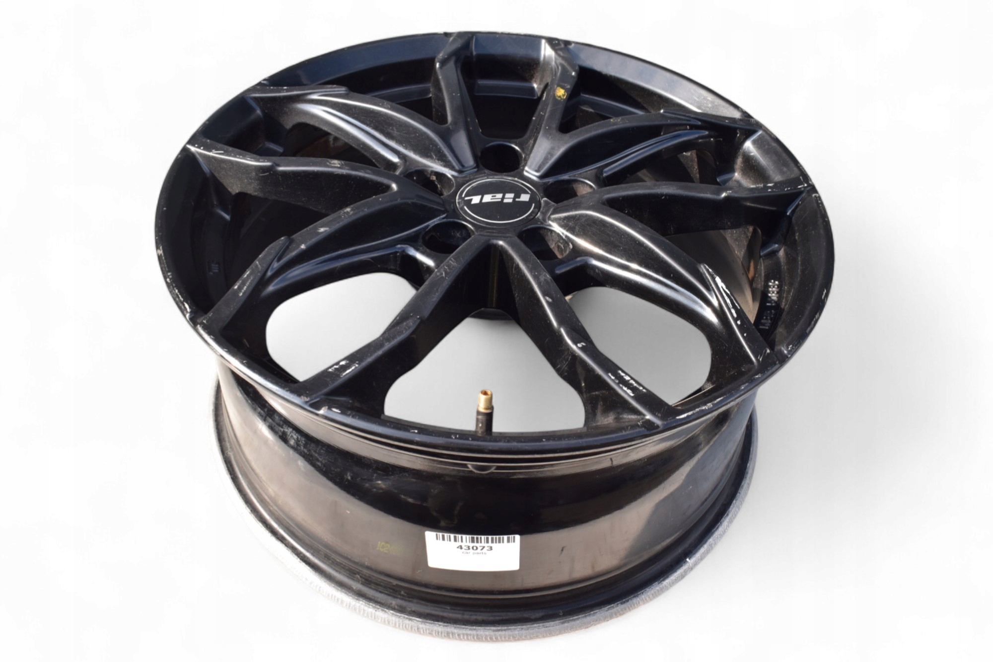 disc aluminium RIAL LUCCA BLACK GLOSS 7.5" x 17" ET45 5x112 KBA 51889