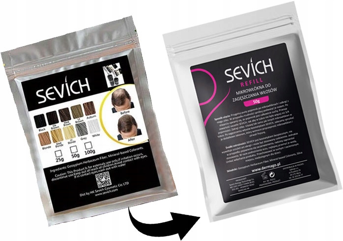 Sevich - Kosmetyk zagęszczający włosy saszetka Marka Sevich