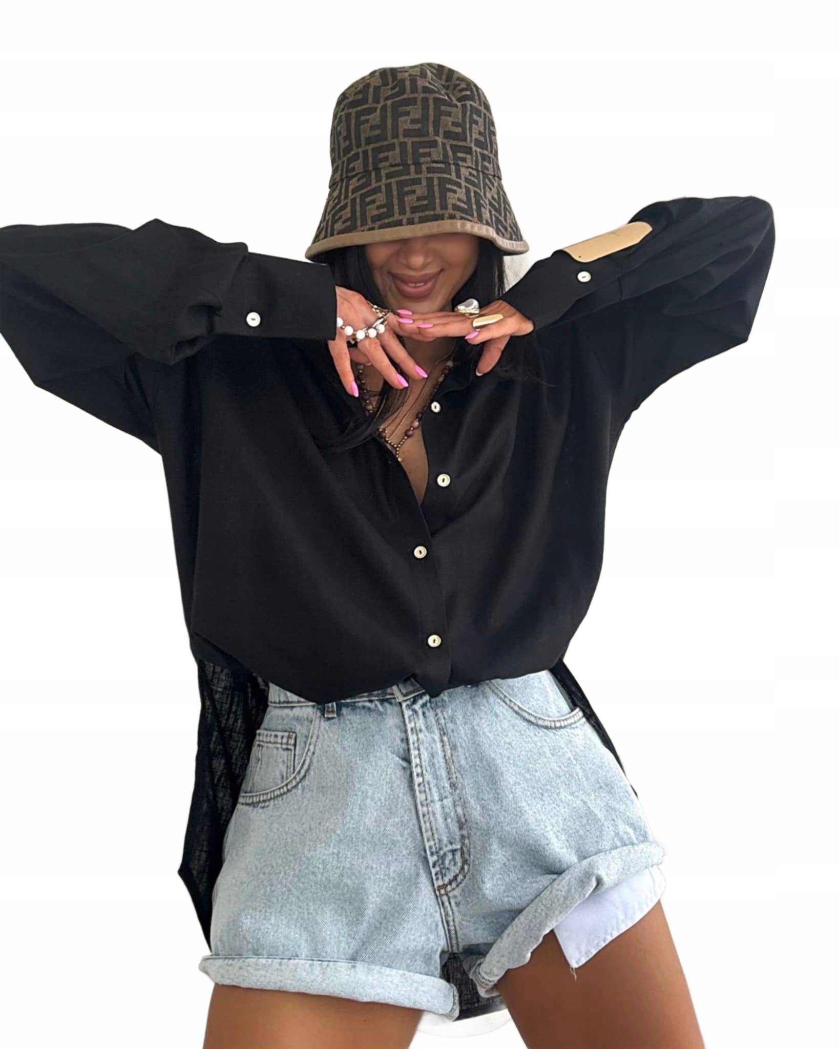 La Milla Lněná Košile Hladká Černá Univerzální