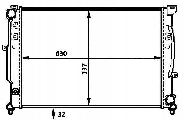 CHŁODNICA VW A4 PASSAT 2,5TDI HELLA Producent części Hella