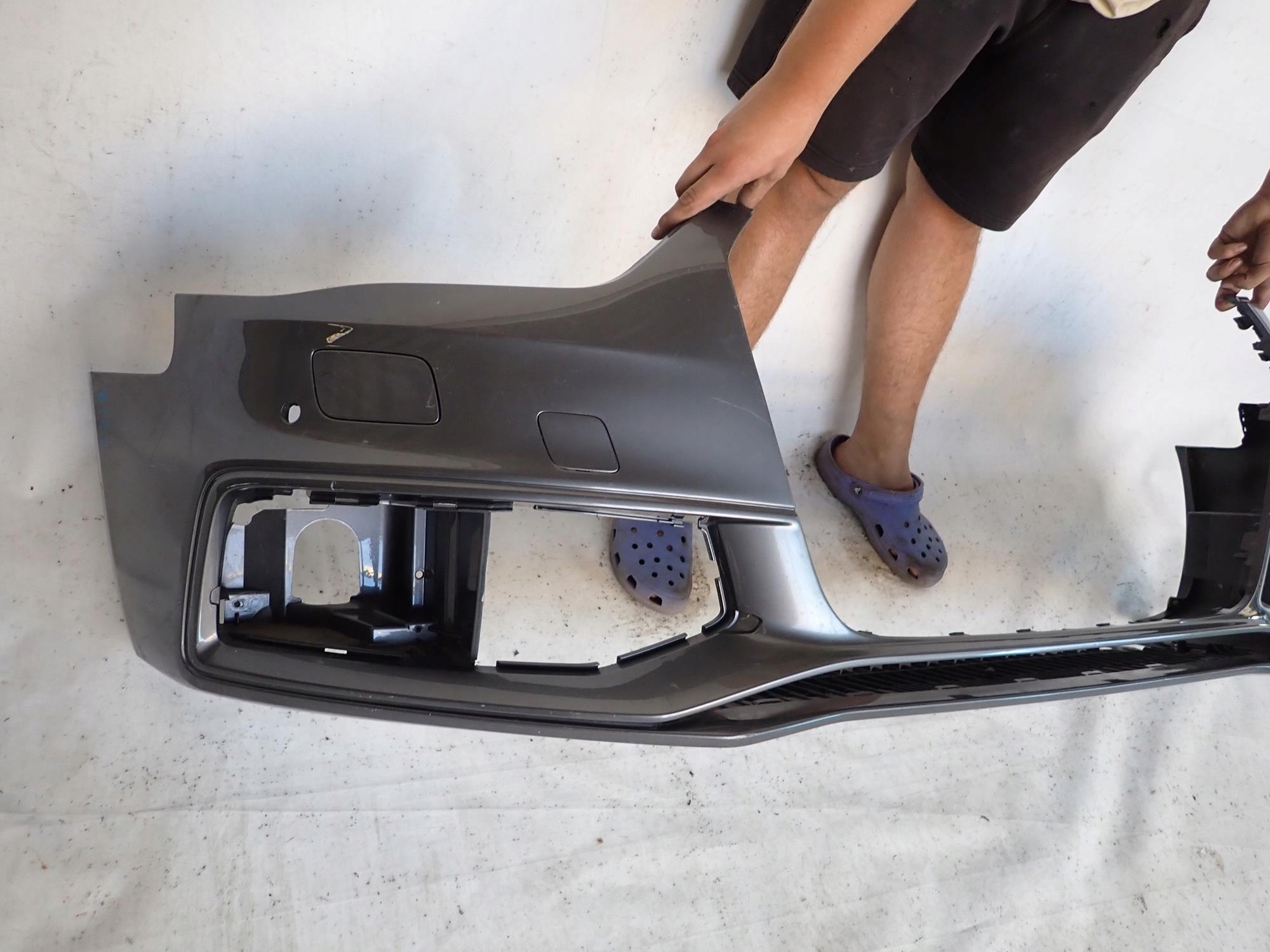 AUDI A4 B8 8K S-LINE LIFT 11-15 bumper front front washer 4XPDC