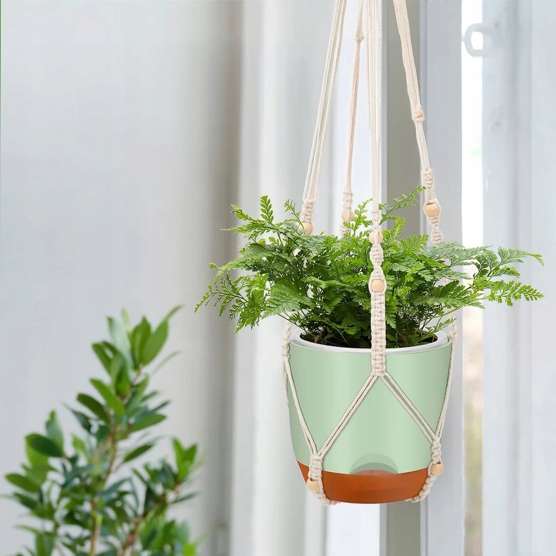 Závěsné Samozavlažovací Květináče na rostliny, květiny, 18 cm, sada 2 kusů