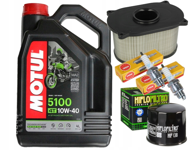 

Motul 5100, Filtry Świece Ngk Suzuki SV650 98-02