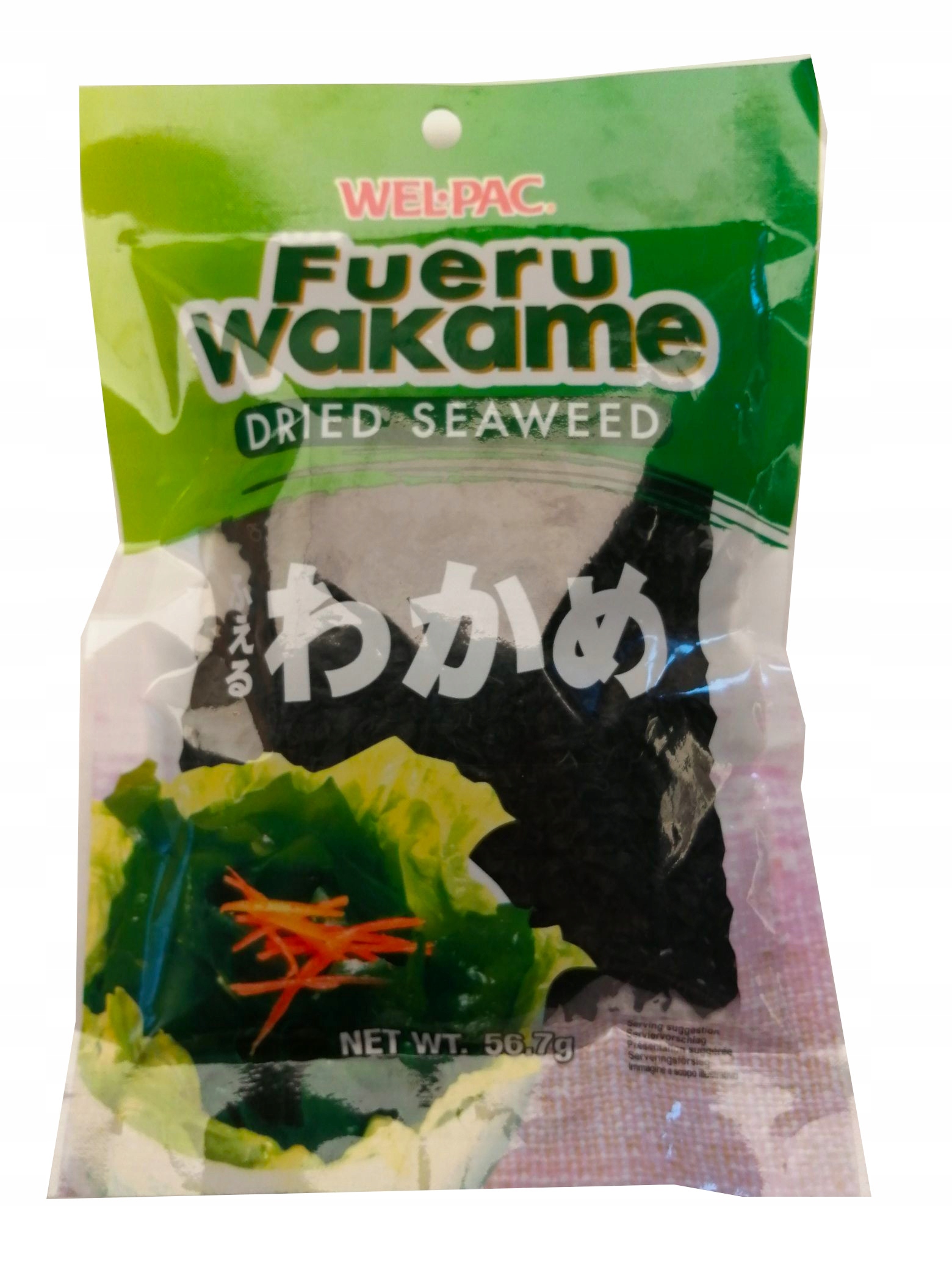 

Suszone wodorosty Wakame Wel Pac 56,7 g