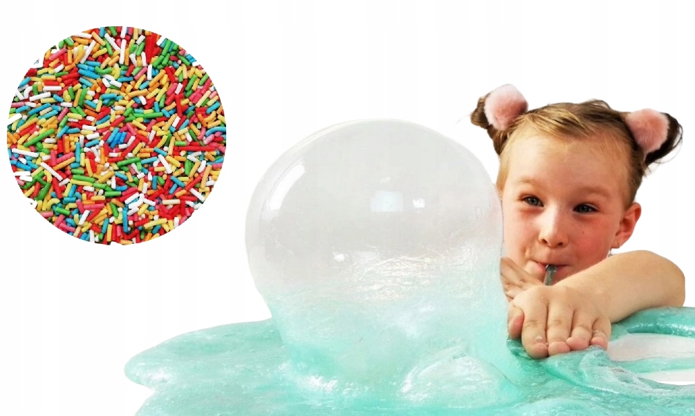 SLIME WIELKI ZESTAW DO ROBIENIA GLUTÓW XXL GLUTY PREZENT DZIEŃ DZIECKA Wysokość produktu 30 cm