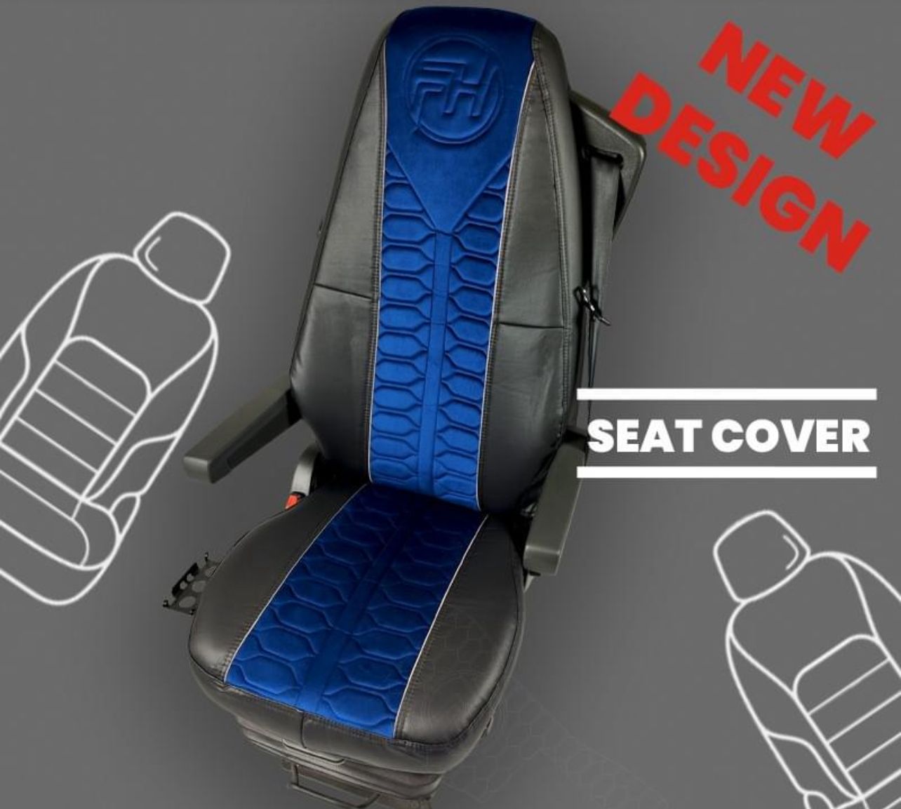 Pokrowce ROYAL PREMIUM na fotele do DAF XG/XG+