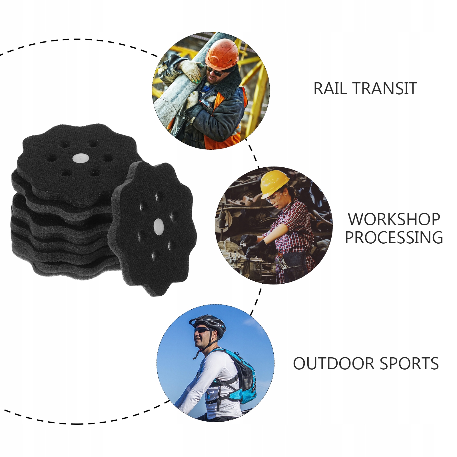 PIANKOWE PRODUKTY MĘSKIE WKŁADKA DO KAsku OCHRONNEGO Liczba par w opakowaniu 1