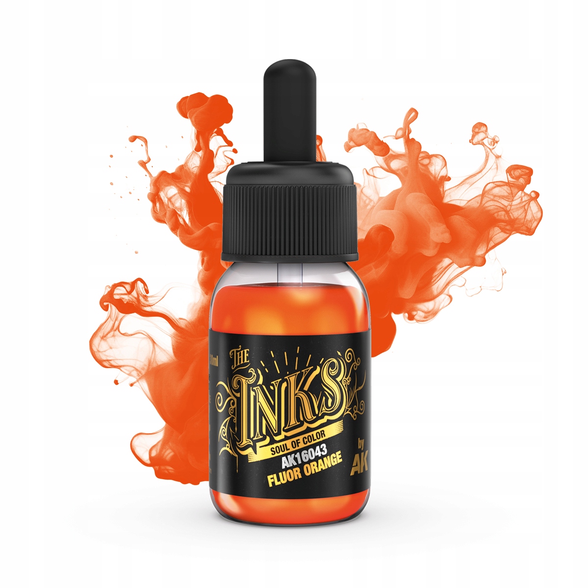 Ak Interactive AK16043 Fluor Orange Ink modelarski tusz akrylowy