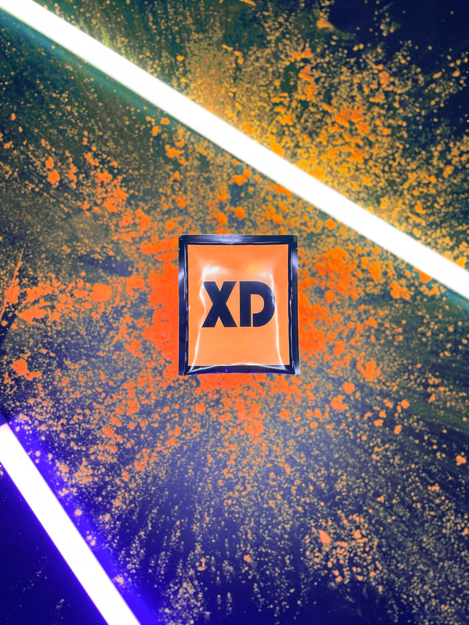 KOLOROWY PROSZEK HOLI XD NA FESTIWAL - Pomarańczowy Marka bez marki