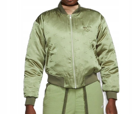 Nike Air Dámská bunda Bomber Therma-Fit Teplá Volná Krátká DV4372-334 X