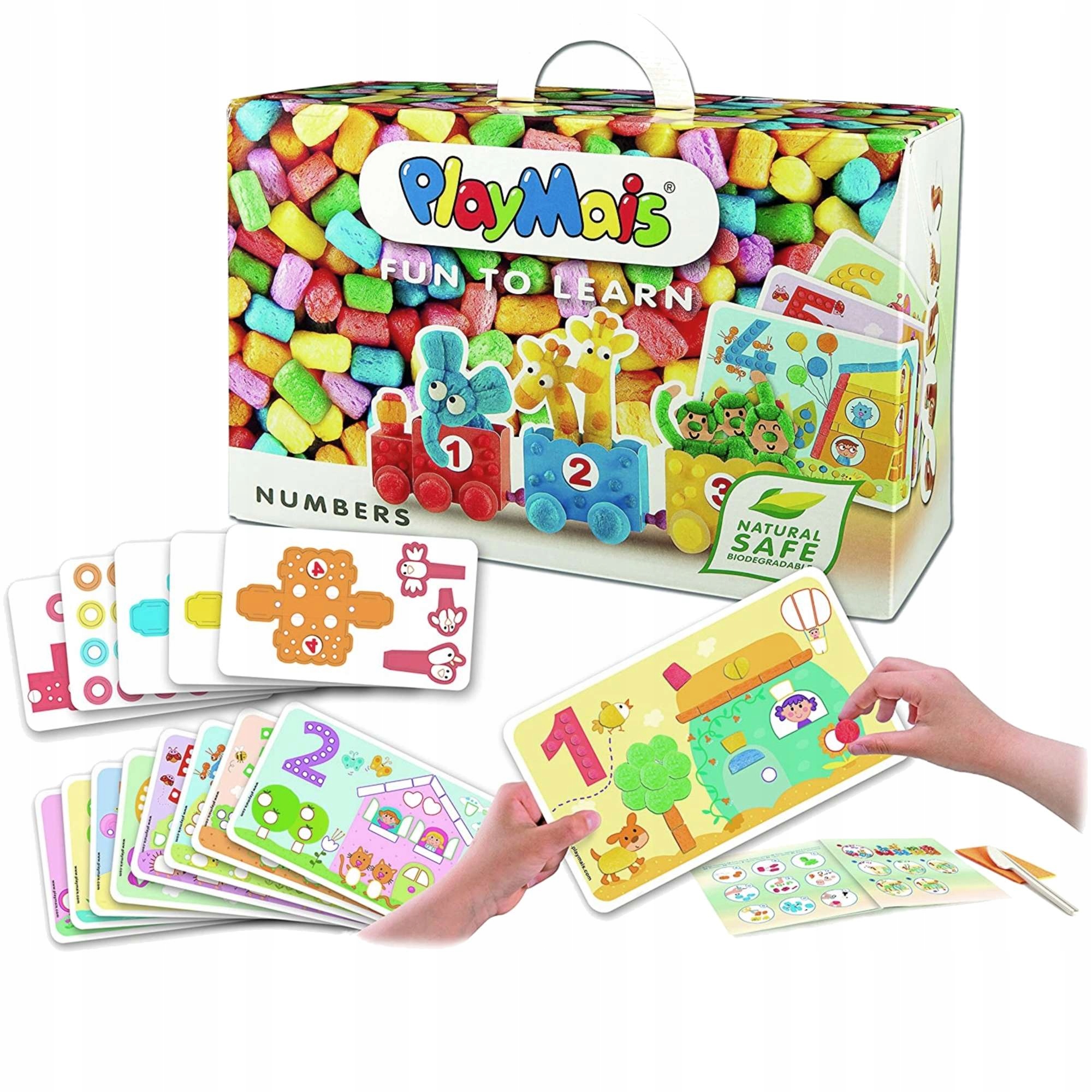 

Playmais Bezpieczne Klocki Ekologiczne Cyferki 550