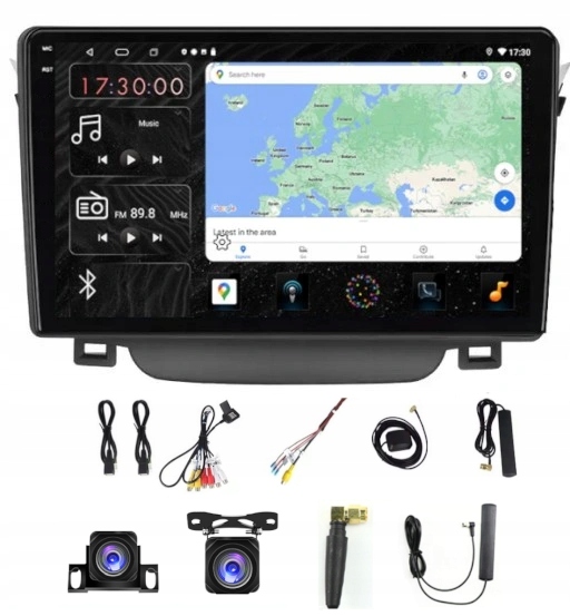 Rádio Navigácia Carplay Android Hyundai I30 Elantra 2011-17 4GB 64GB Sim