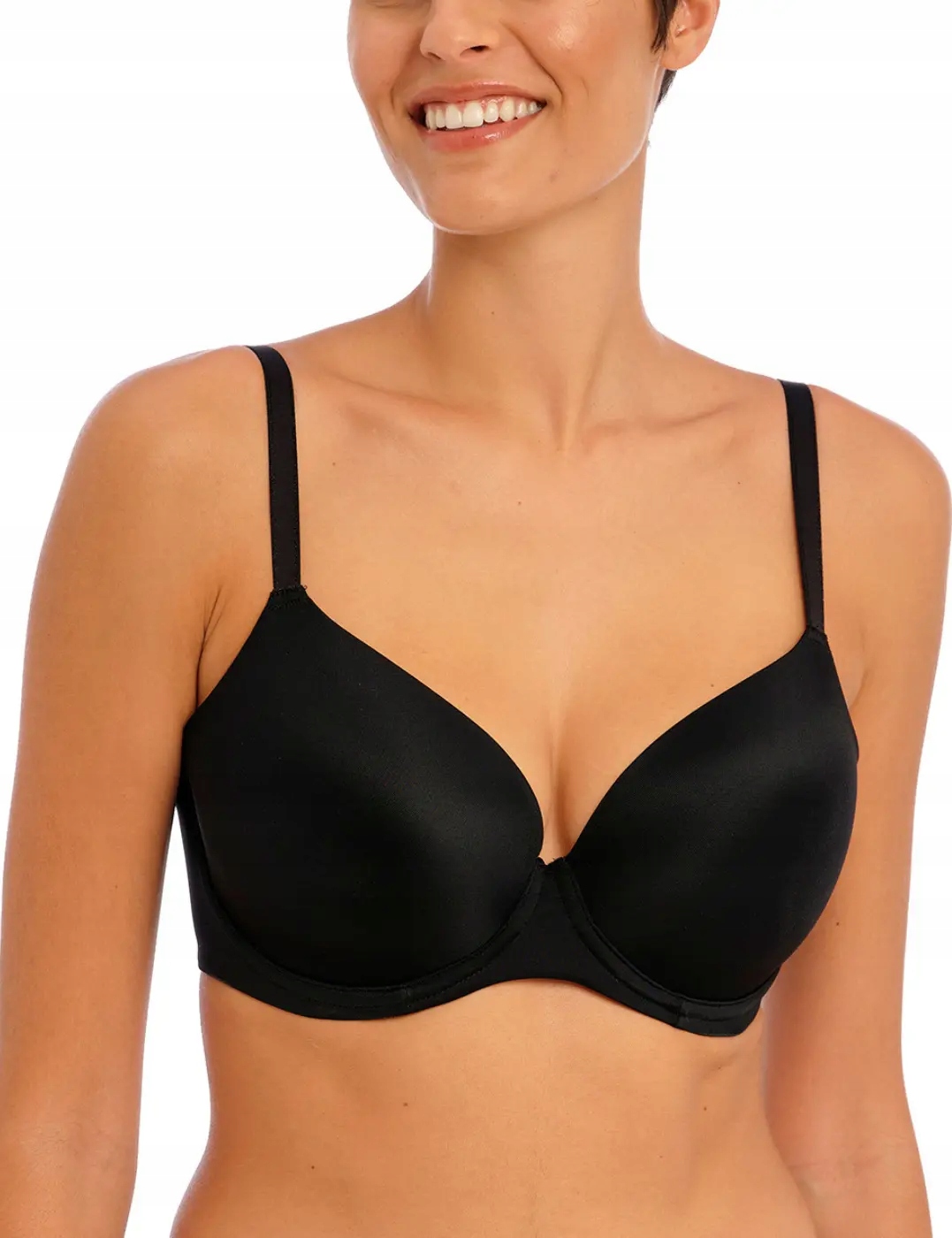 Biustonosz Freya Undetected T-Shirt Bra czarny 65F