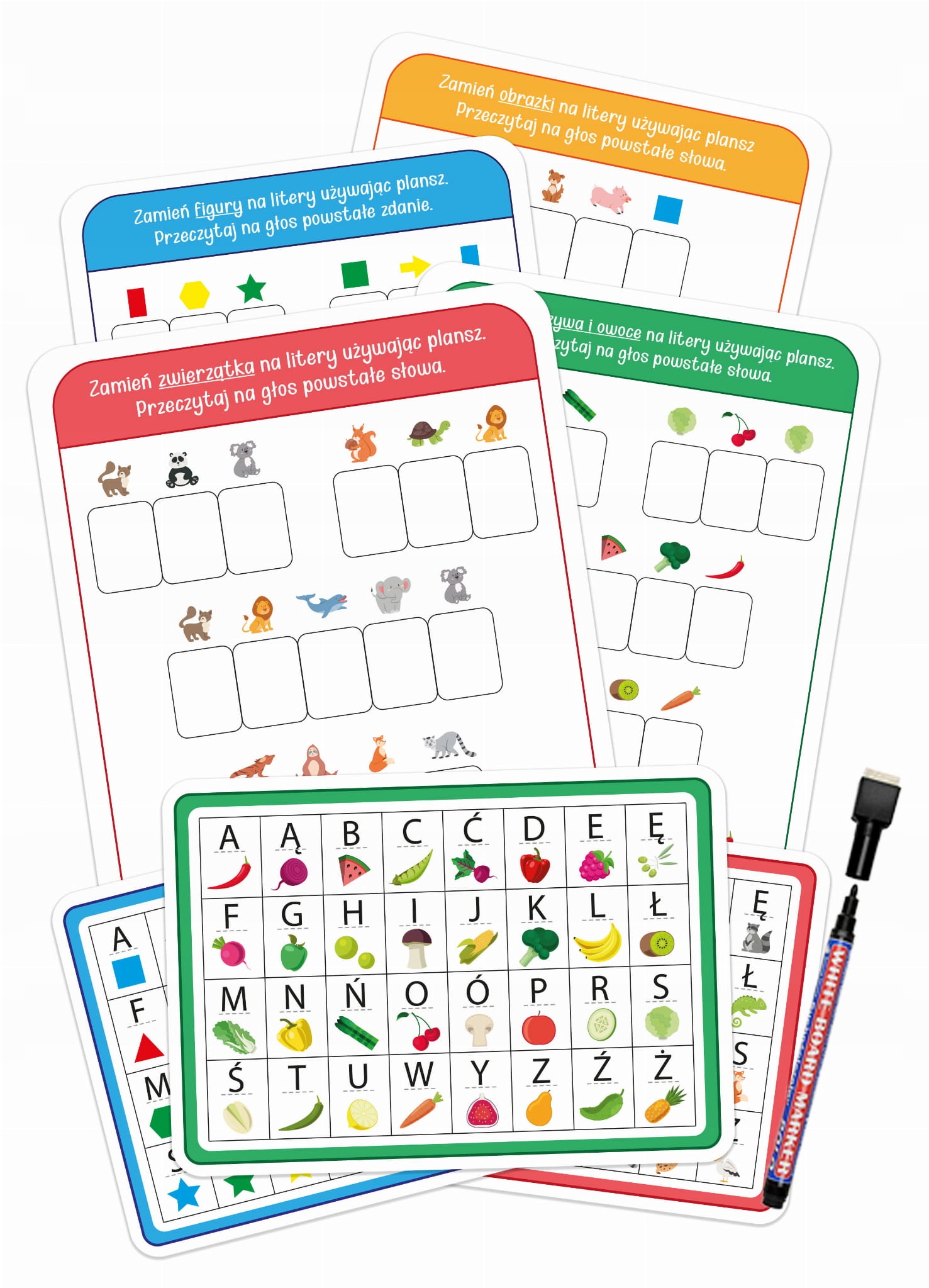 

Zadania Edukacyjne Kodowanie (12 kart pisak)