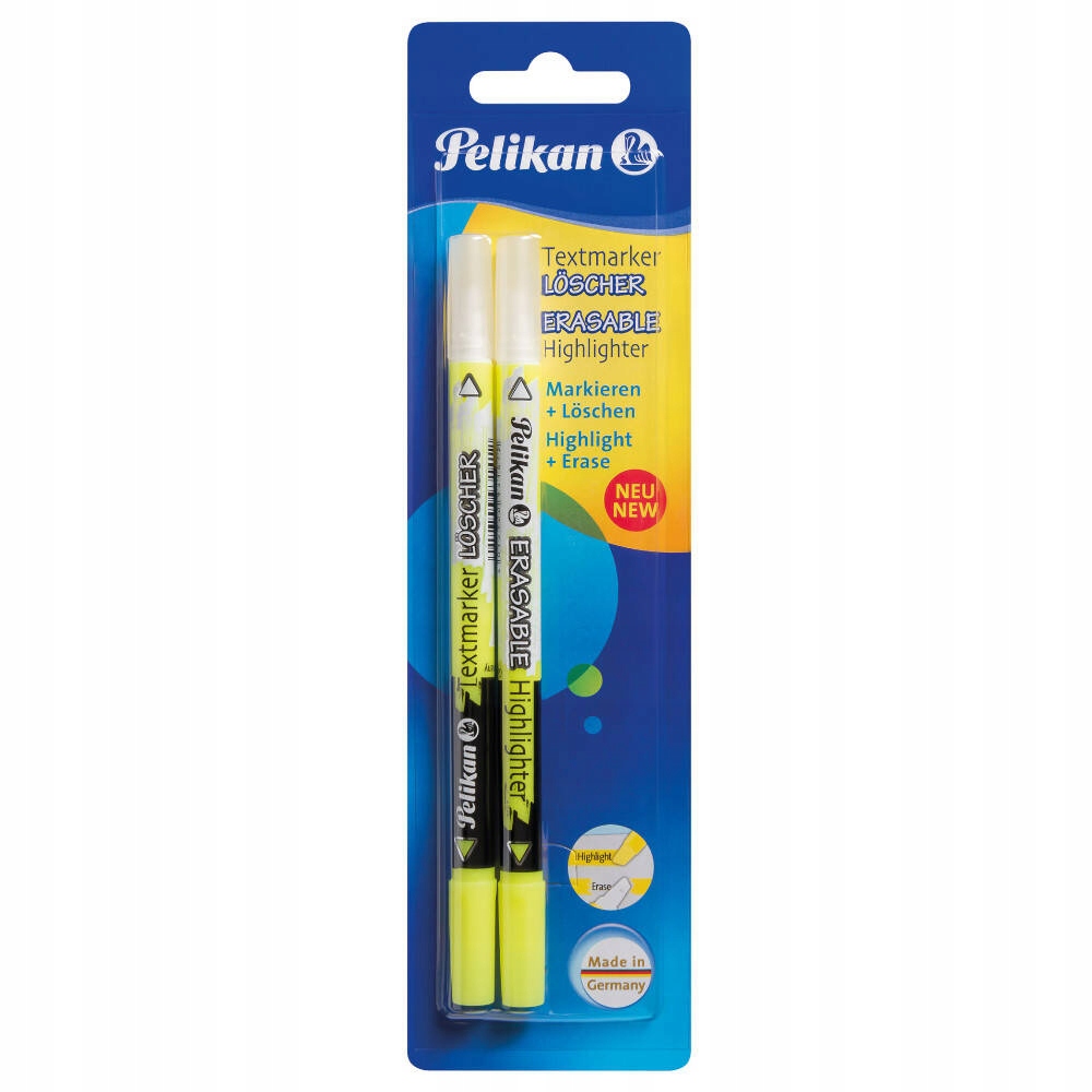 Zakreślacz zmazywalny korektor 2w1 2szt PELIKAN Marka Pelikan