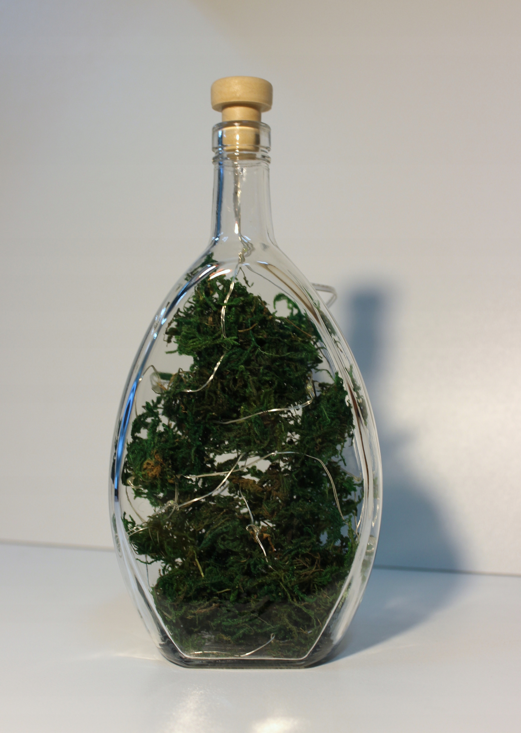 LAMPKA NOCNA BUTELKA OZDOBA MECH SZKLANA WAZON 20LED STROIK LMAPION BUTELKA Marka inna