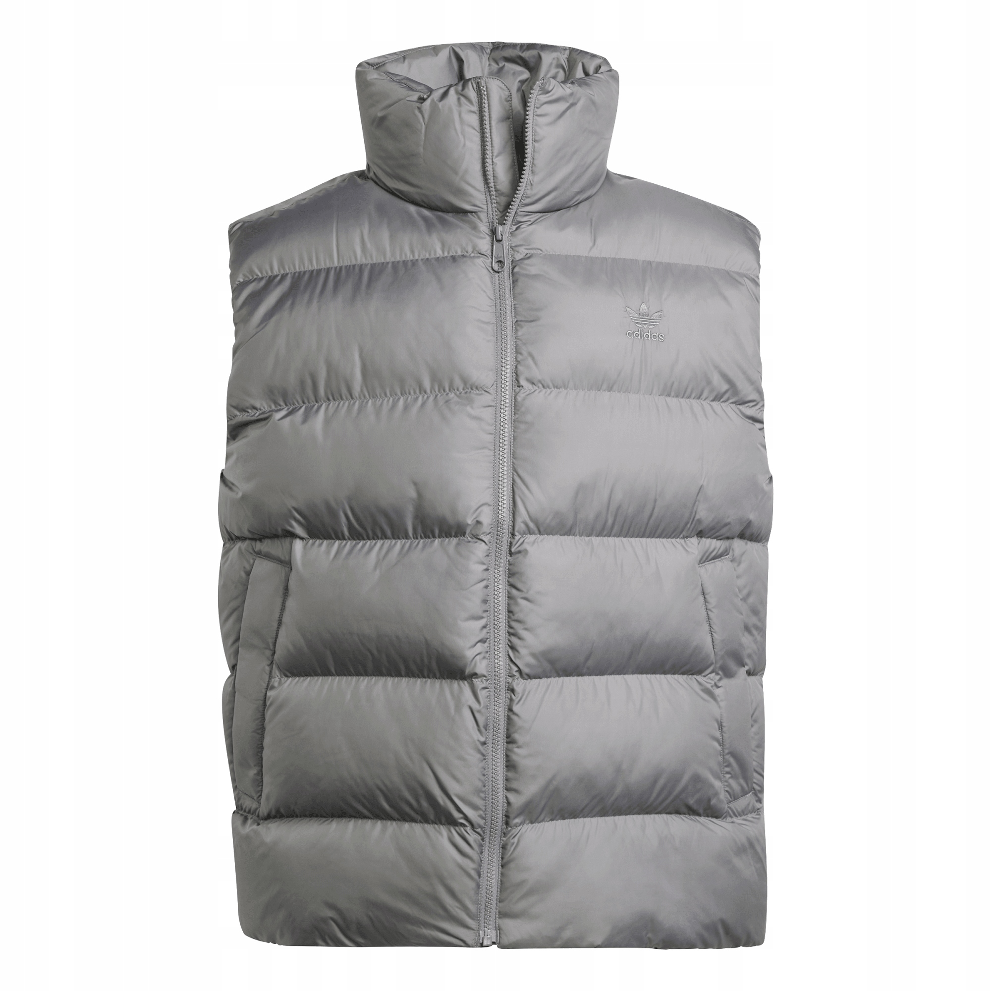 Bunda Bez Rukávů adidas Tonal Puffer Originals IY3401 šedá XL