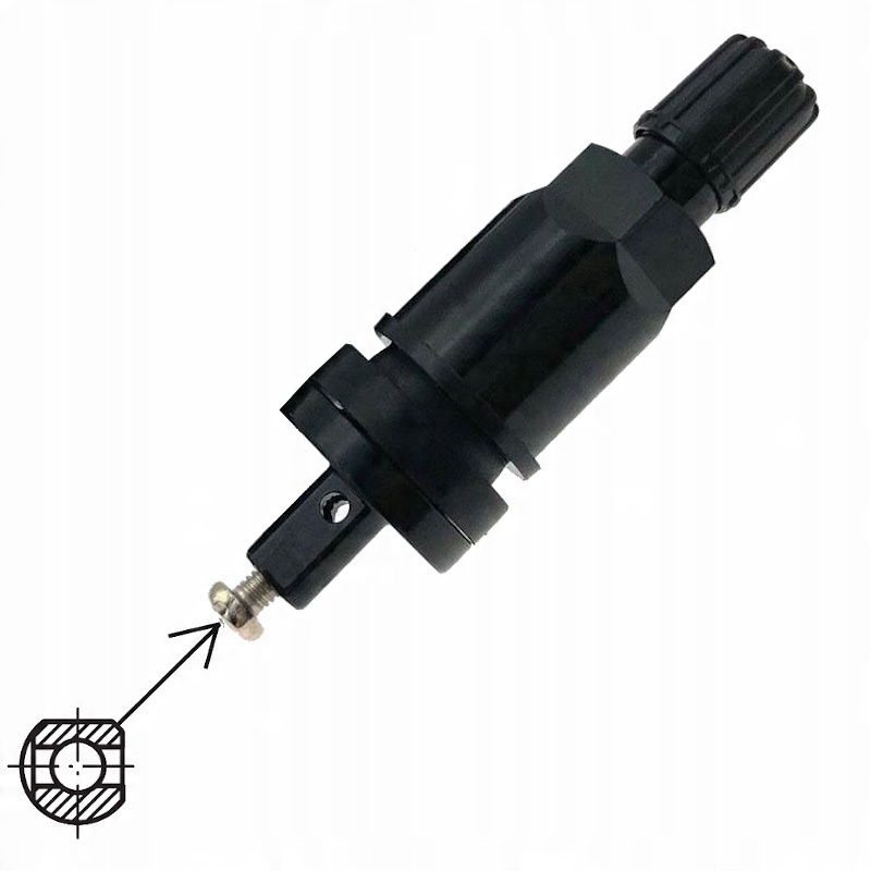 

Zawór do czujnika Tpms Schrader Faraday Czarny