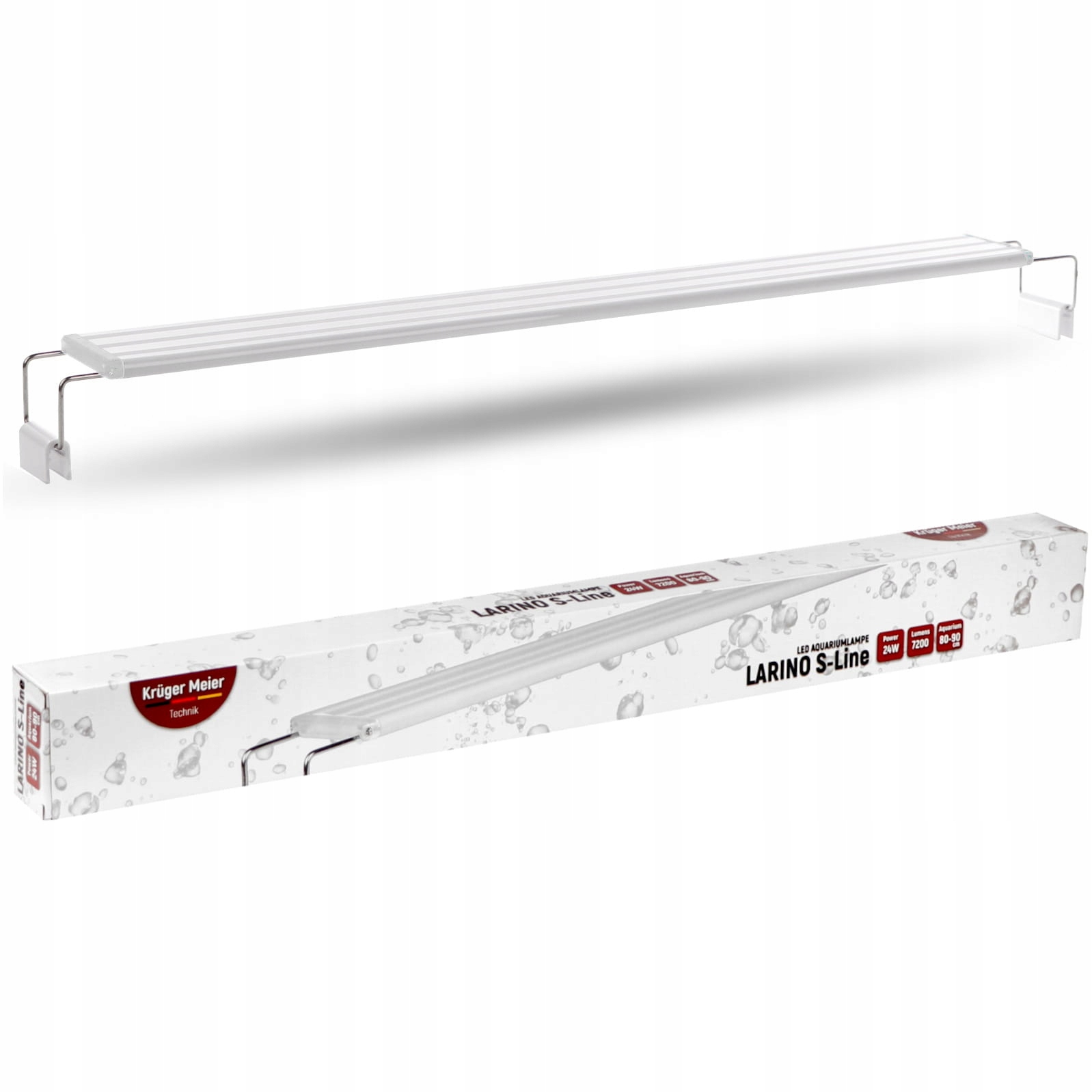 Levně Led lampa do akvária 24W pro rostliny 80-90 cm