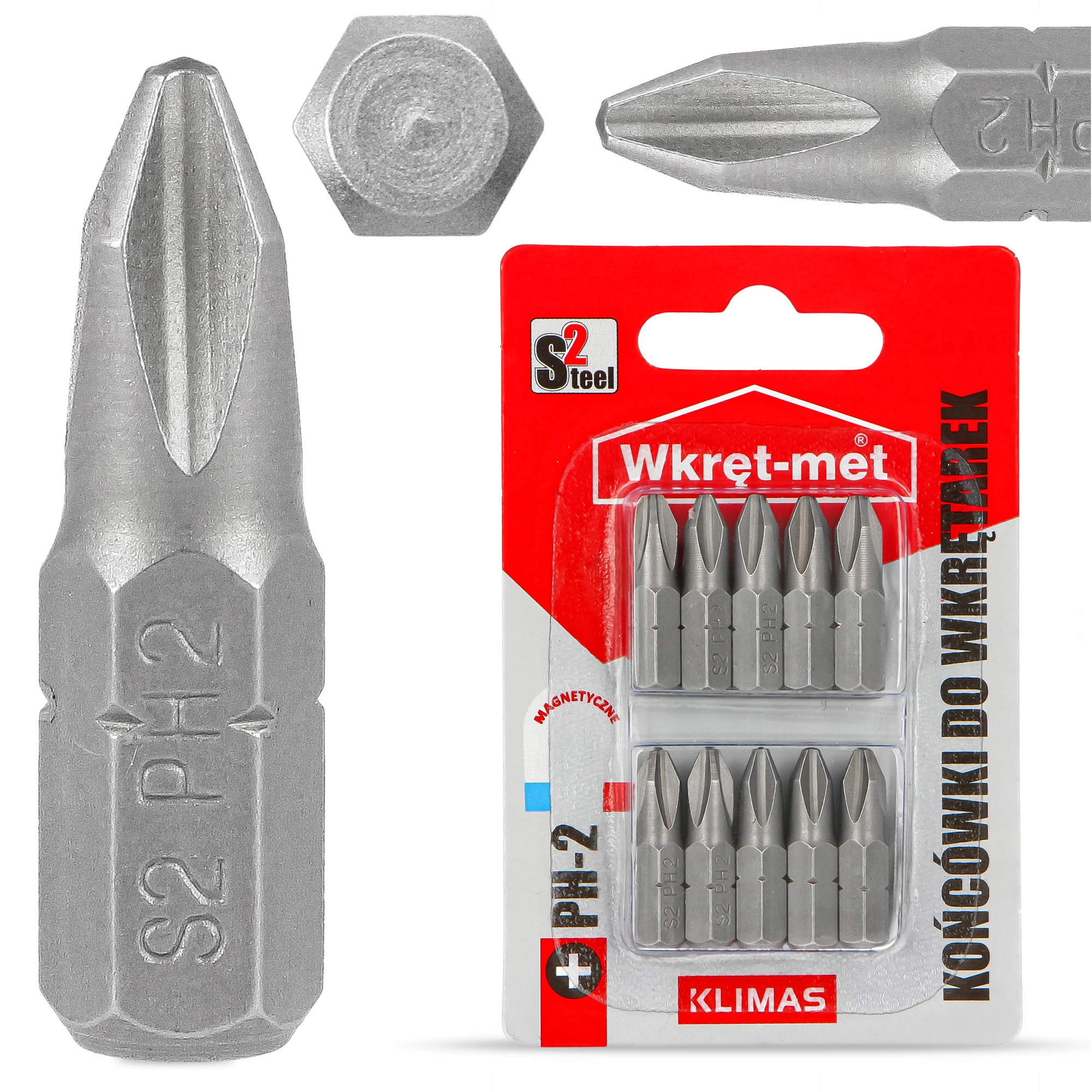 

Bity wkrętarki Philips końcówki magnetyczne PH1x50