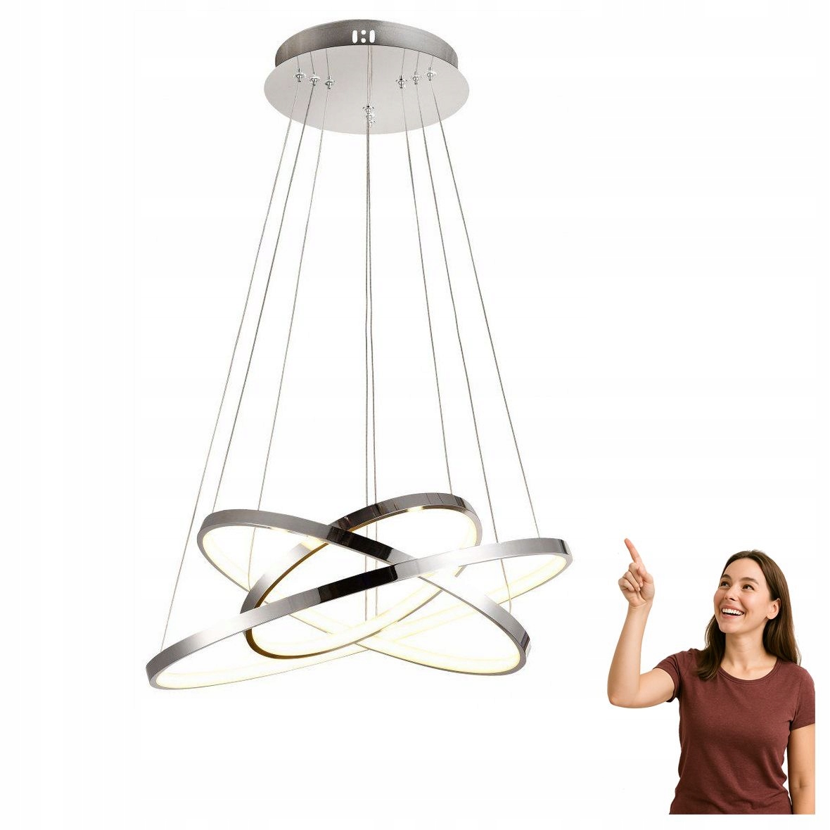 Led závesná lampa 60W Lune 50 33-64738 Candellux