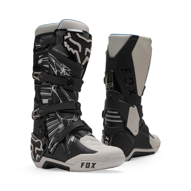 Motocyklové Topánky Fox Motion Diffuse Se Black Grey (12)