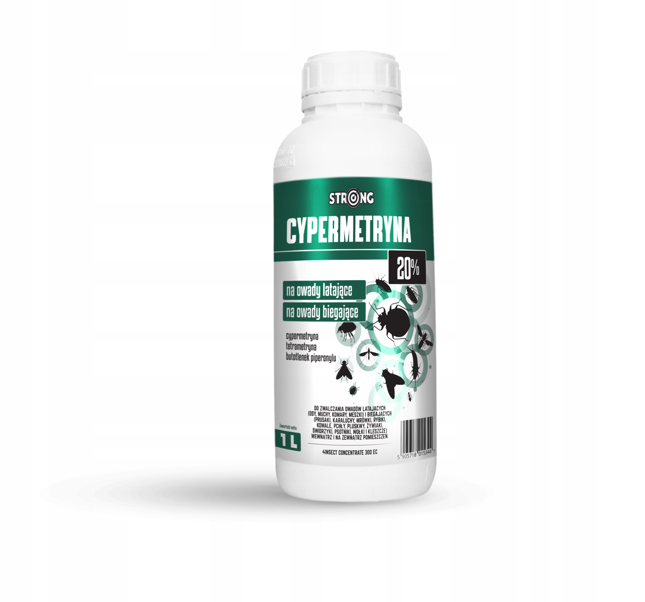 Środek Preparat Na Pluskwy Osy Meszki Rybiki Strong Cypermetryna 20% 1L