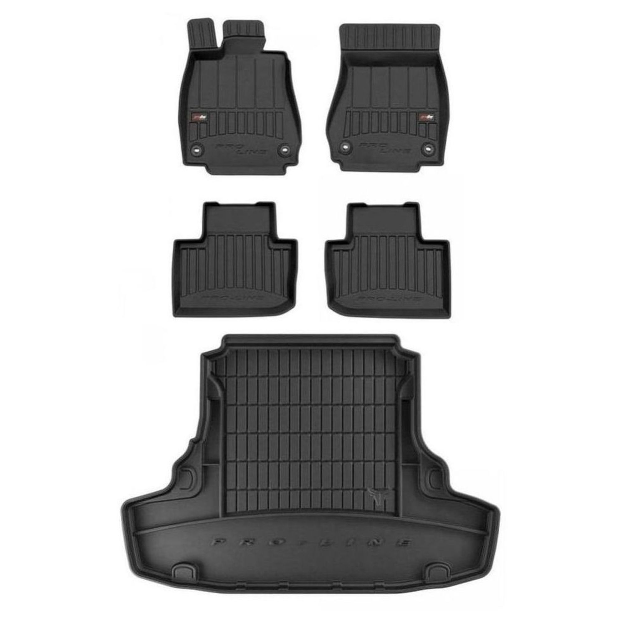 Gumová sada 3D koberčekov a rohoží Lexus Is III 2013-2020 Sedan, bez regulácie