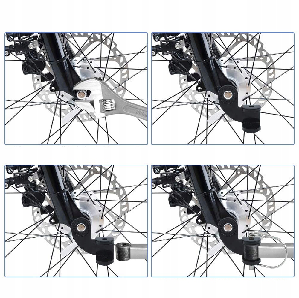 2x Zaczep do Przyczepy Rowerowej Uniwersalny 40KG Model ///